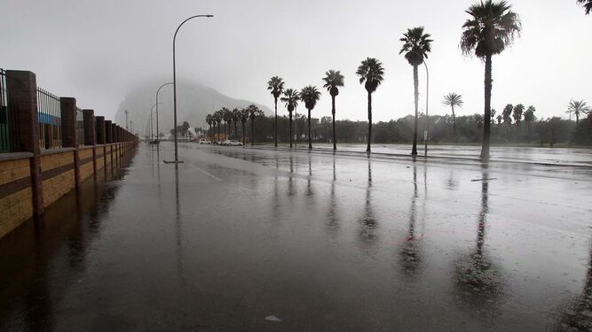 Fotos del temporal de lluvia por la borrasca Filomena en el Campo de Gibraltar