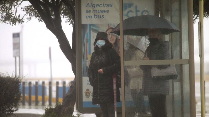 Fotos del temporal de lluvia por la borrasca Filomena en el Campo de Gibraltar