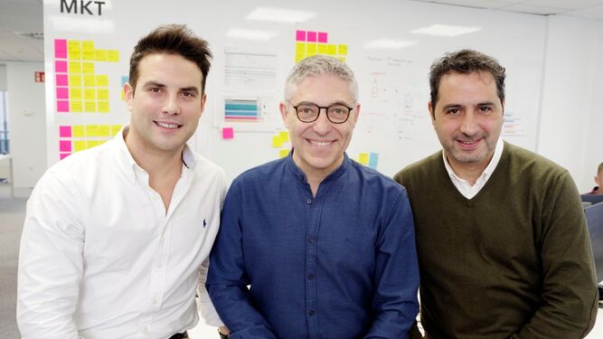 Javier Capilla, Javier Perea y Manuel Moregal, fundadores de Smart Protection.