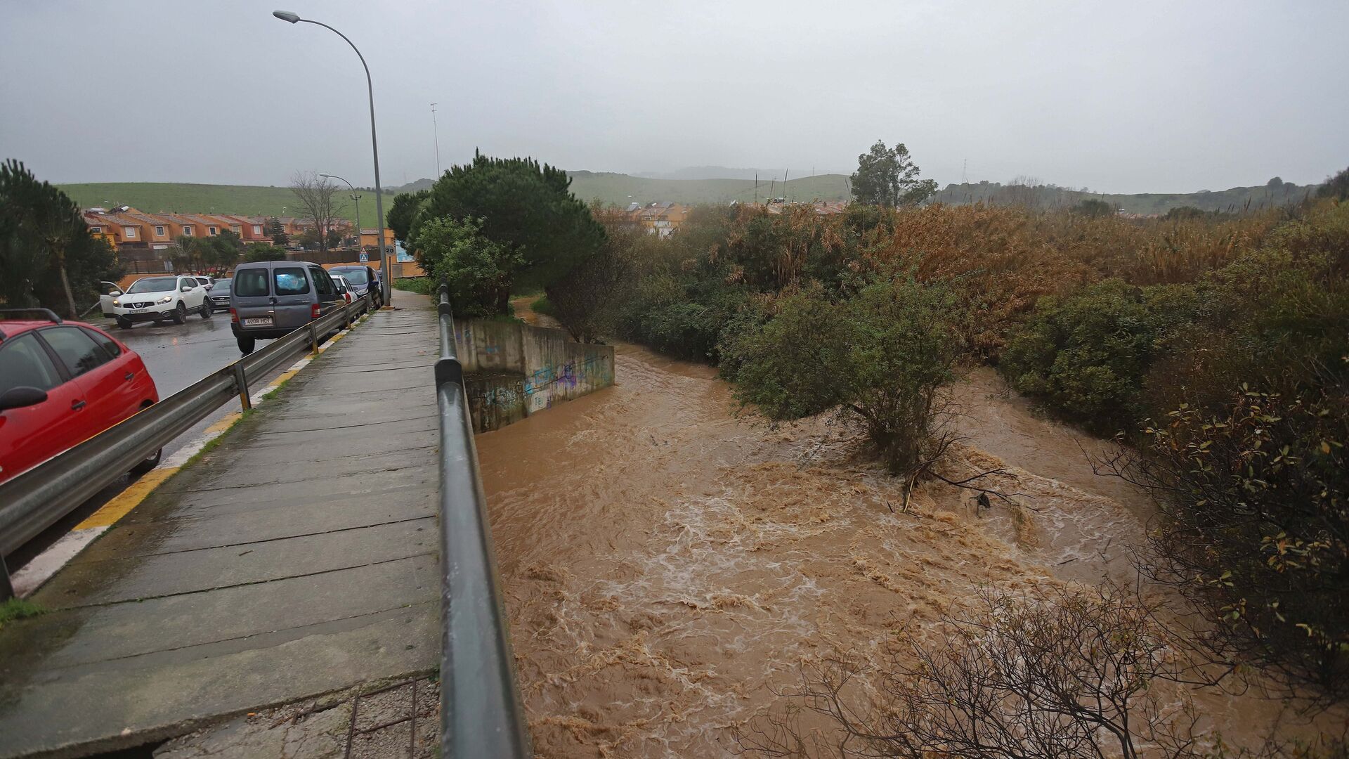 Inundaciones en la urbanizaci&oacute;n La Aldea