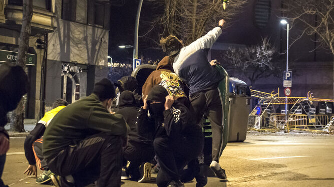 Las imágenes de los disturbios en Cataluña por el arresto de Pablo Hasel