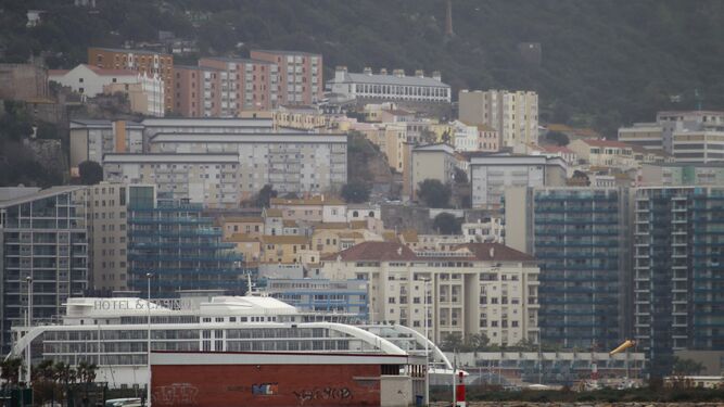 Gibraltar, vista desde La Línea