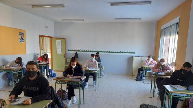 Alumnos de Bachillerato en un aula.