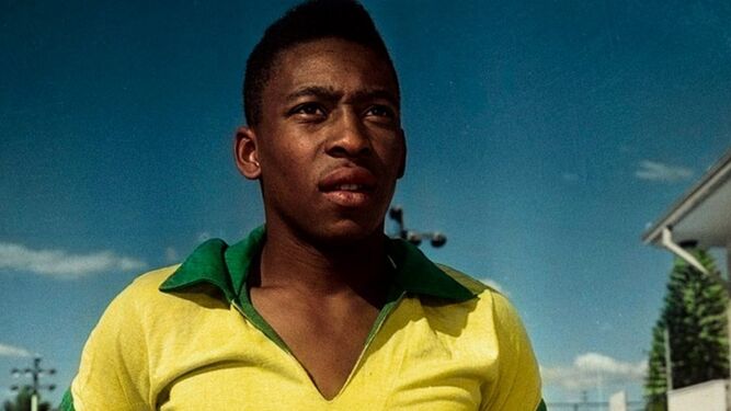 Edson Arantes do Nascimento, Pelé, en una imagen de juventud.