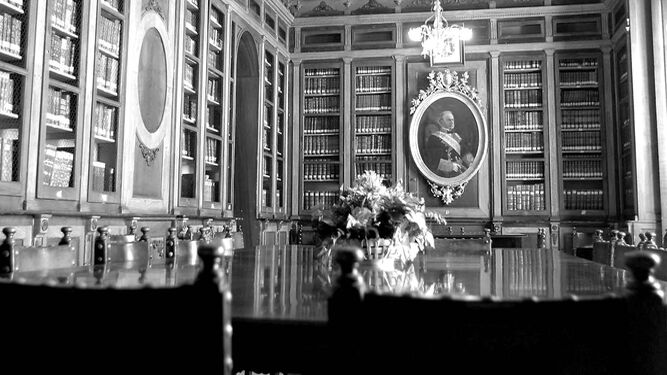 La Biblioteca Lobo, en una fotografía tomada meses antes de su traslado.