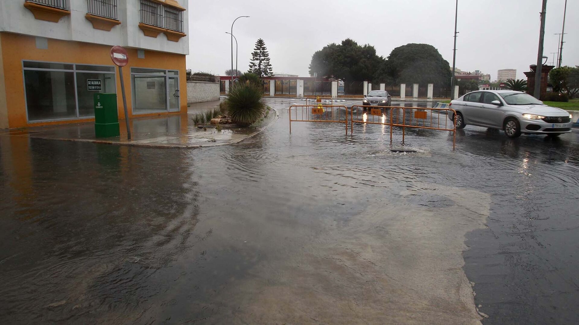 Las fotos del temporal de lluvia en el Campo de Gibraltar
