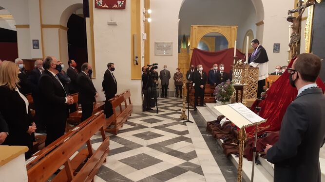 La eucaristía celebrada en el Vía Crucis del Consejo Local de Algeciras.