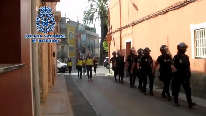 Operación policial en Ceuta.