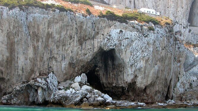 La cueva de Gorham, en Gibraltar.