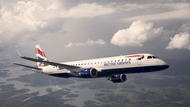 Una aeroplano de British Airways.