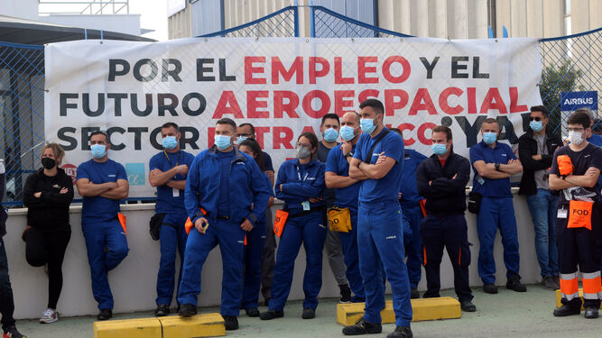 Asamblea en la planta de Airbus Puerto Real