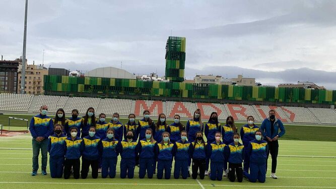 La escuadra femenina del Bahía de Algeciras.