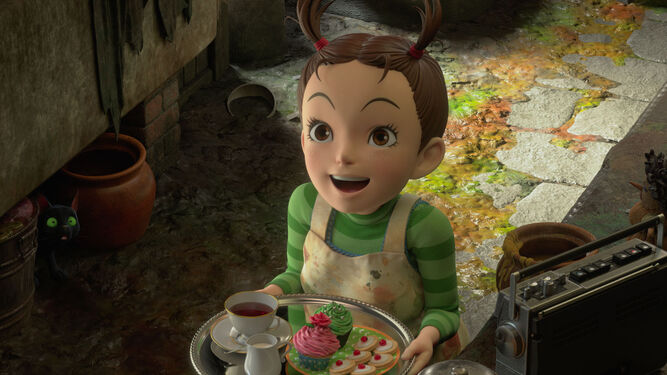 Una imagen de 'Earwig y la bruja', el primer largo de animación 3D de Studio Ghibli.
