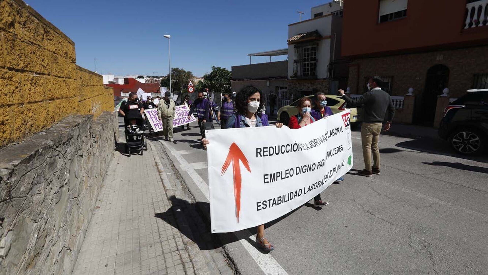 Las foto de la Manifestaci&oacute;n del 1 de mayo celebrada por la CGT en Algeciras