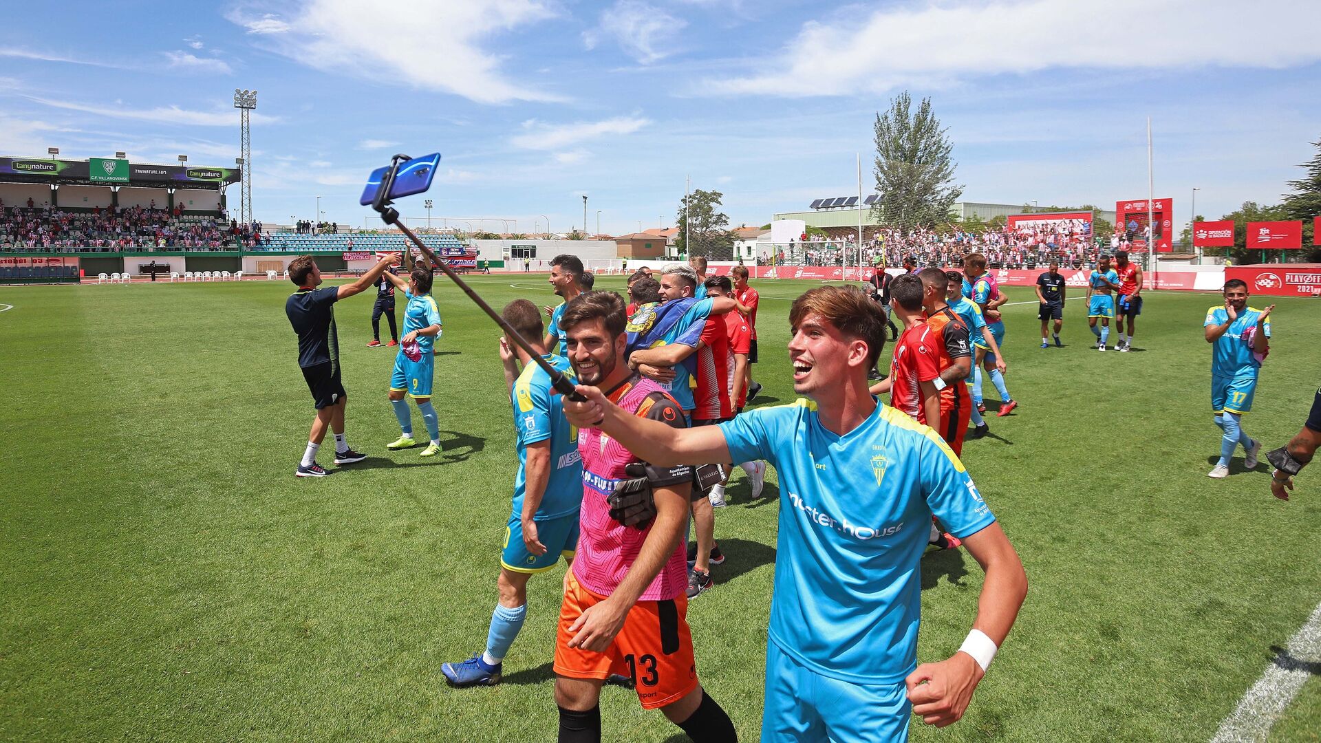Fotos de la celebraci&oacute;n del Algeciras CF en Villanueva de la Serena