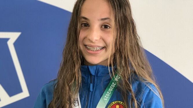La nadadora María Marín, del CDN Ciudad de Algeciras