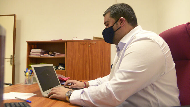 Dani Alejo, en su despacho en el Nuevo Mirador.