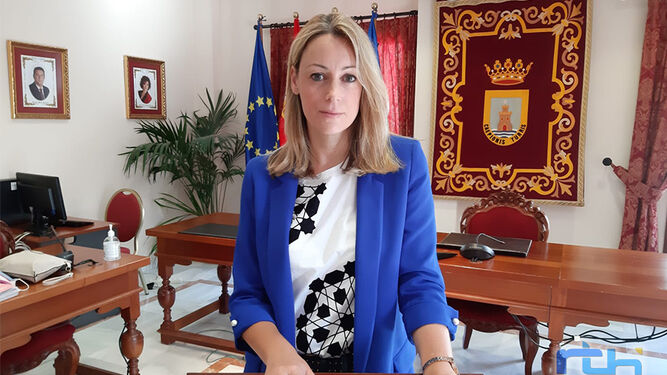 La primera teniente de alcalde de Chipiona, María Naval, responsable de la gestión integral del deslinde de Costa Ballena.