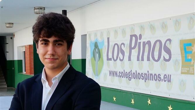 Pablo Méndez, estudiante del colegio Los Pinos de Algeciras.
