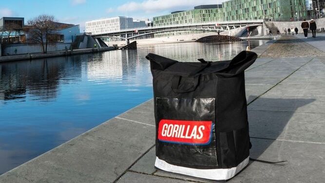 Gorillas, el súper online de entrega ultrarrápida, llega a España.