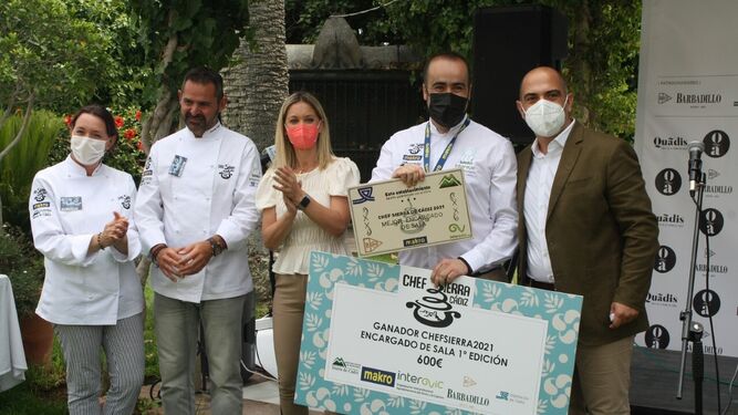Entrega de premios del concurso Chef Sierra.