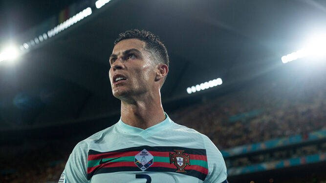Cristiano Ronaldo, durante el encuentro.