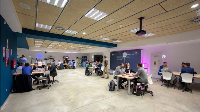 El Cubo es el espacio de aceleración de startups de Andalucía Open Future en Sevilla.