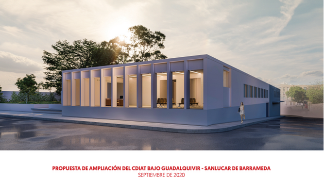 El nuevo edificio proyectado por el Centro Comarcal de Desarrollo Infantil y Atención Temprana ‘Bajo Guadalquivir’.