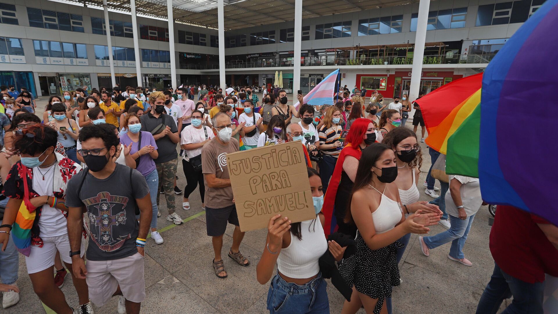 Fotos de la quinta manifestaci&oacute;n del Orgullo LGTBI en Algeciras