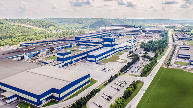 La planta del Grupo Acerinox en Kentucky, EEUU.