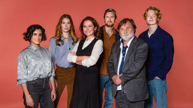 Reparto de la cuarta temporada del drama danés 'Borgen'; el rodaje comenzó en enero.