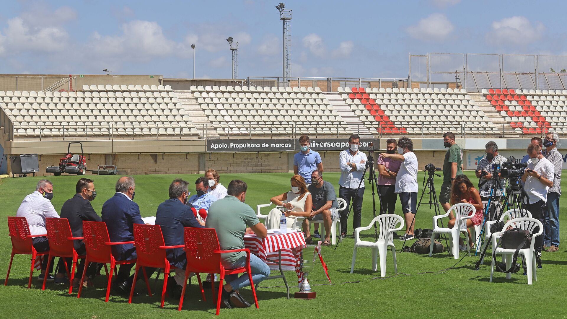Fotos del acuerdo de colaboraci&oacute;n de entidades deportivas de Algeciras