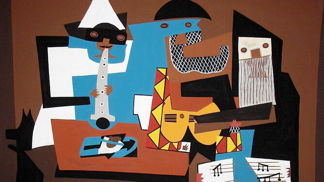 Tres músicos. Pablo R. Picasso
