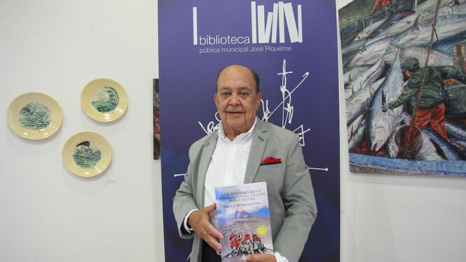 Miguel del Manzano, en la presentación de su libro sobre Los Rocking Boys.