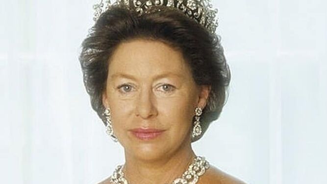 La princesa Margarita, hermana de Isabel II, en uno de sus últimos retratos oficiales.