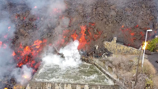 Las imágenes de los destrozos provocados por la lava del volcán de La Palma