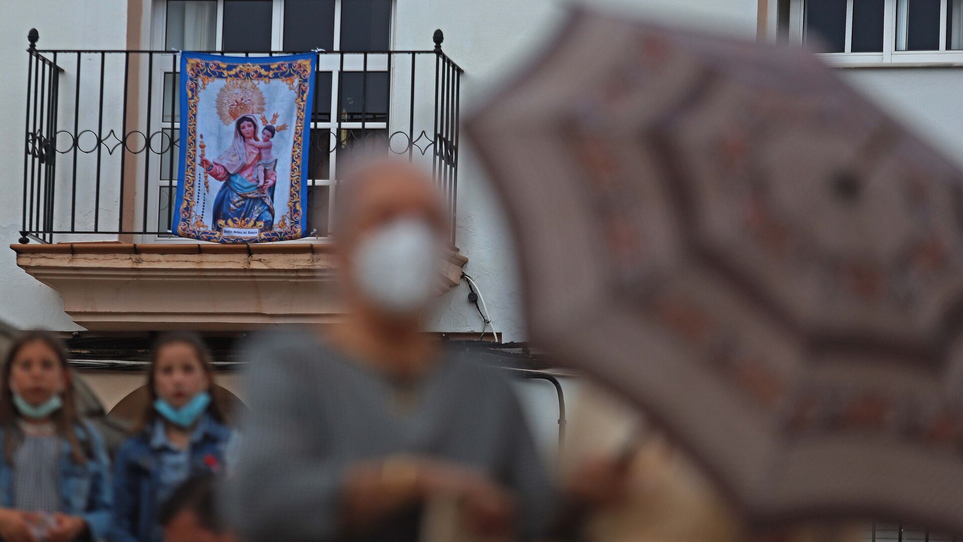 Fotos de la procesi&oacute;n de la Virgen del Rosario en Los Barrios