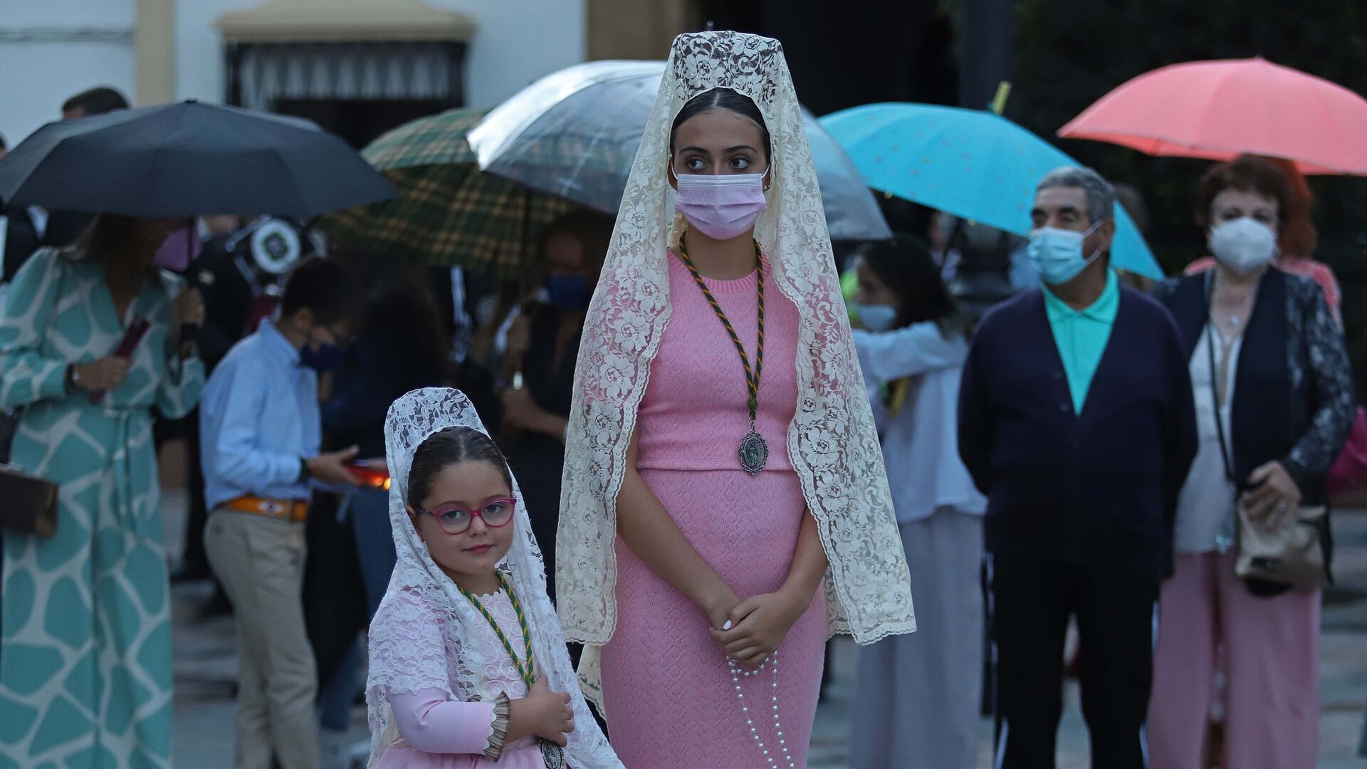 Fotos de la procesi&oacute;n de la Virgen del Rosario en Los Barrios