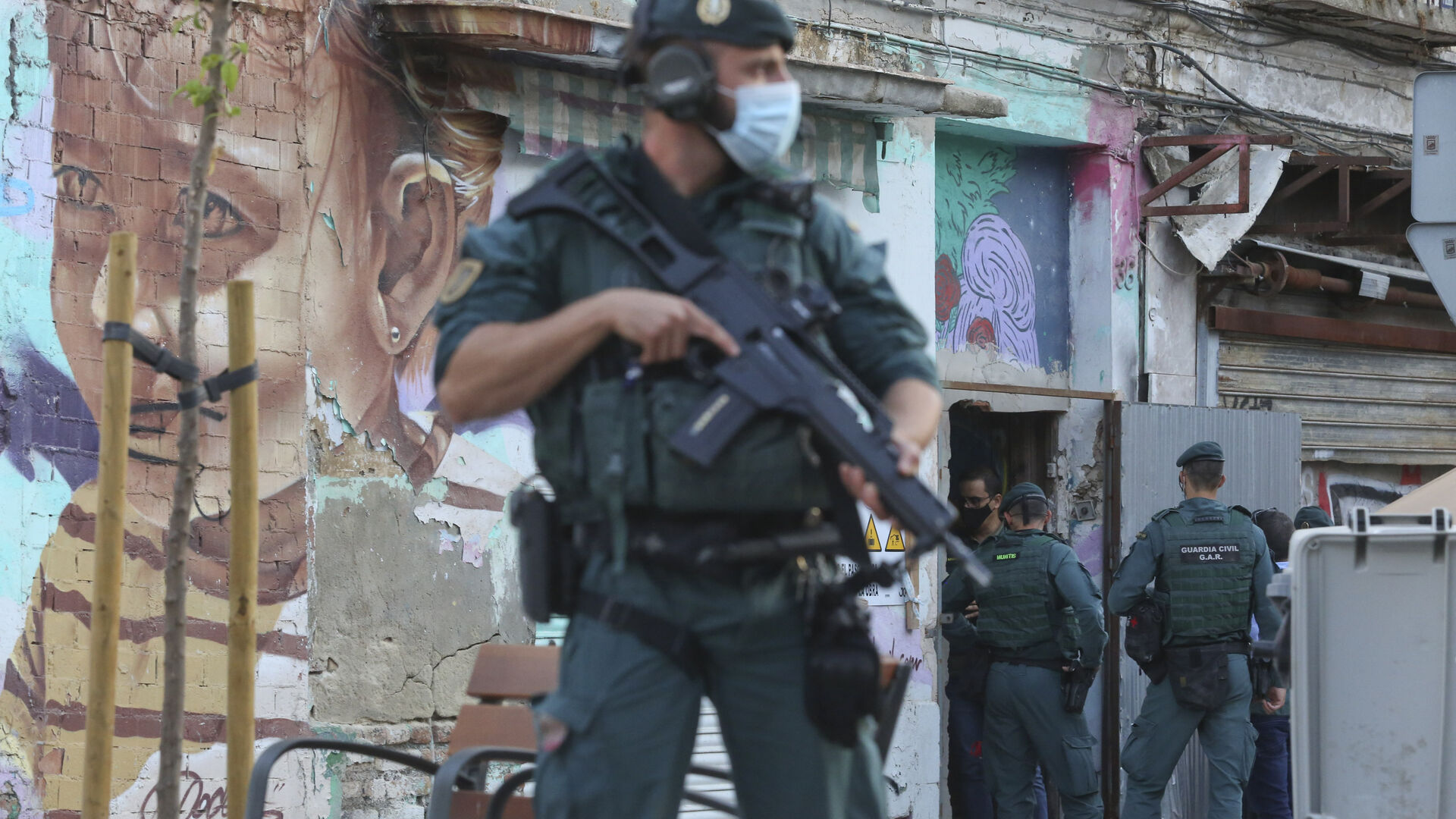 Las fotos de la operaci&oacute;n de la Guardia Civil contra el terrorismo internacional en M&aacute;laga