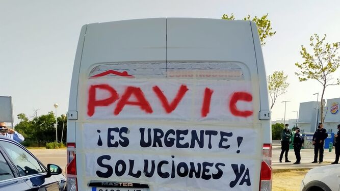 En marzo la Pavic se manifestó para pedir una solución a sus viviendas.