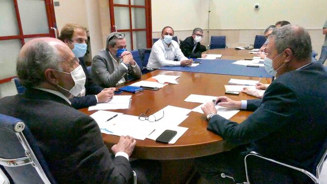 Reunión del comité de seguimiento del Plan de Emergencia ante situaciones de sequía del Ayuntamiento de Algeciras.