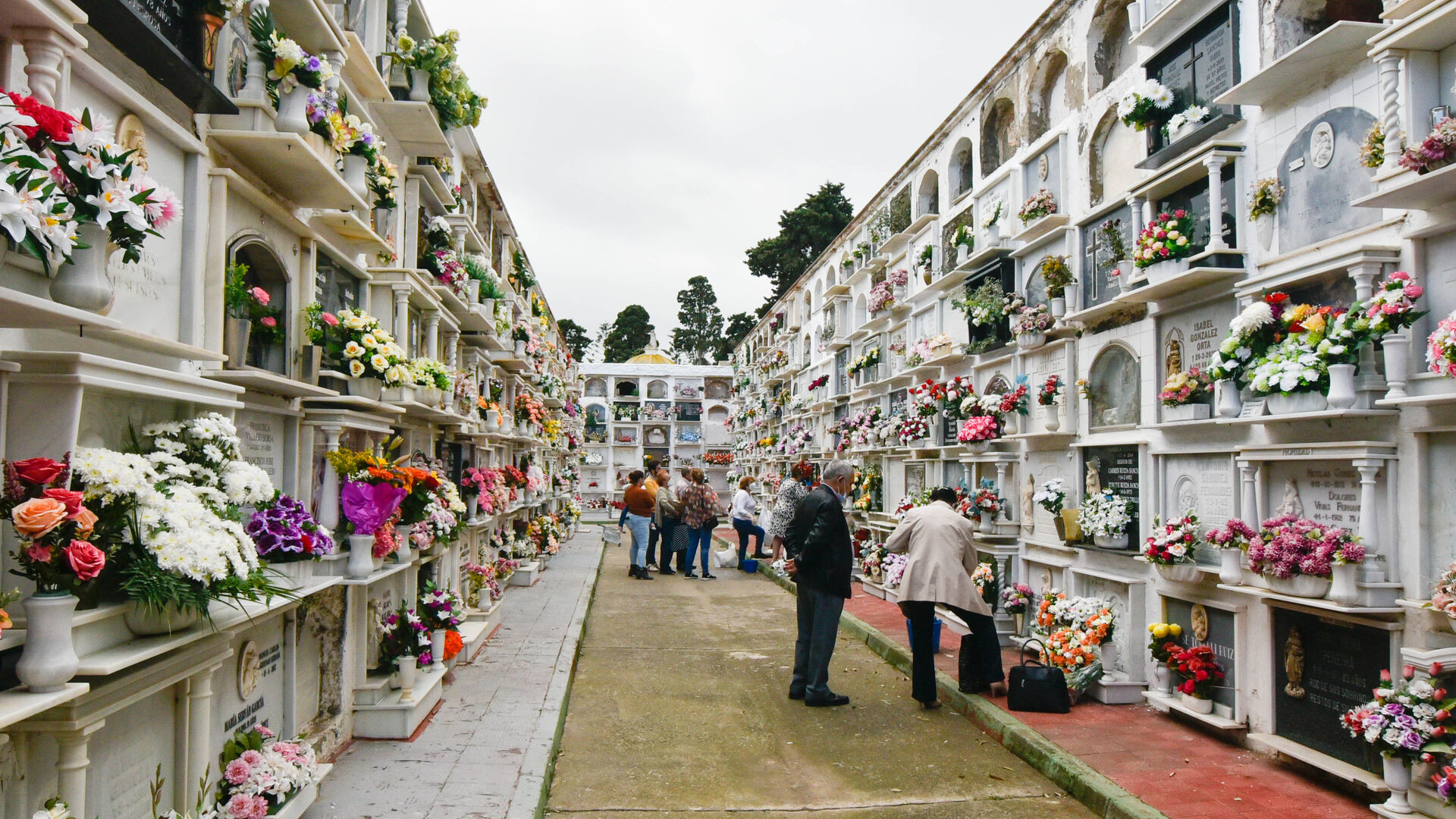 Las fotos del D&iacute;a  de Todos los Santos en los Cementerios de la Comarca
