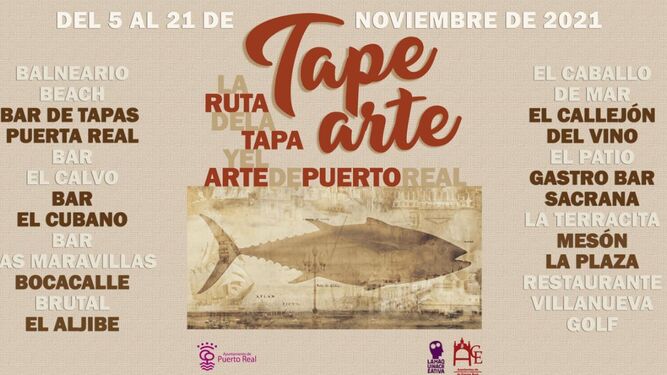 Cartel de Tapearte 2021. en Puerto Real