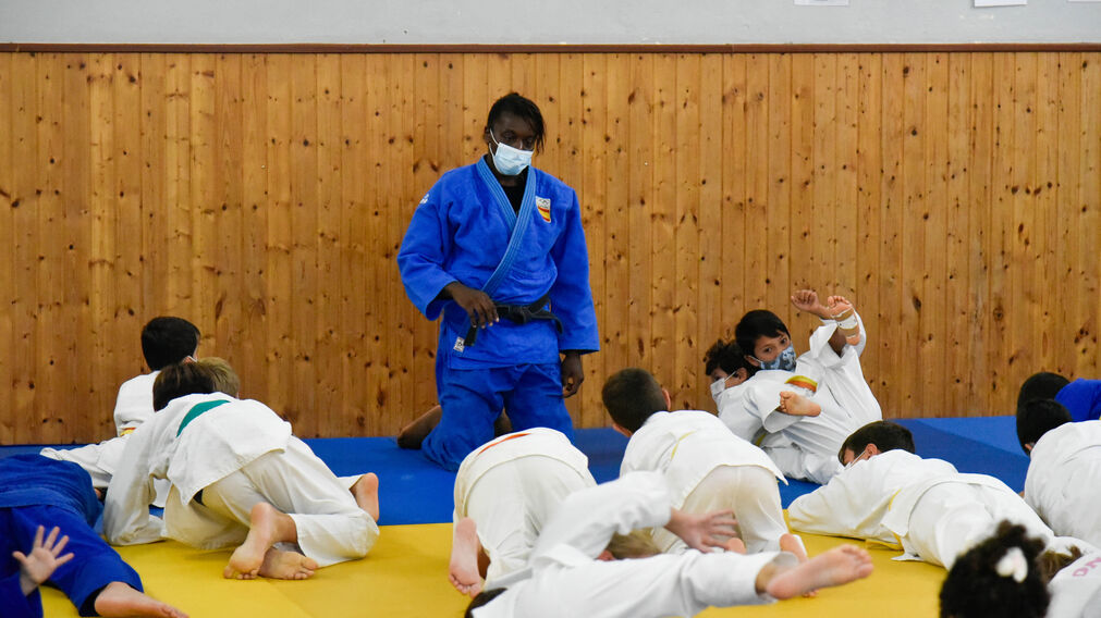 Las fotos de la clase magistral de Mar&iacute;a Bernab&eacute;u judoka olimpica
