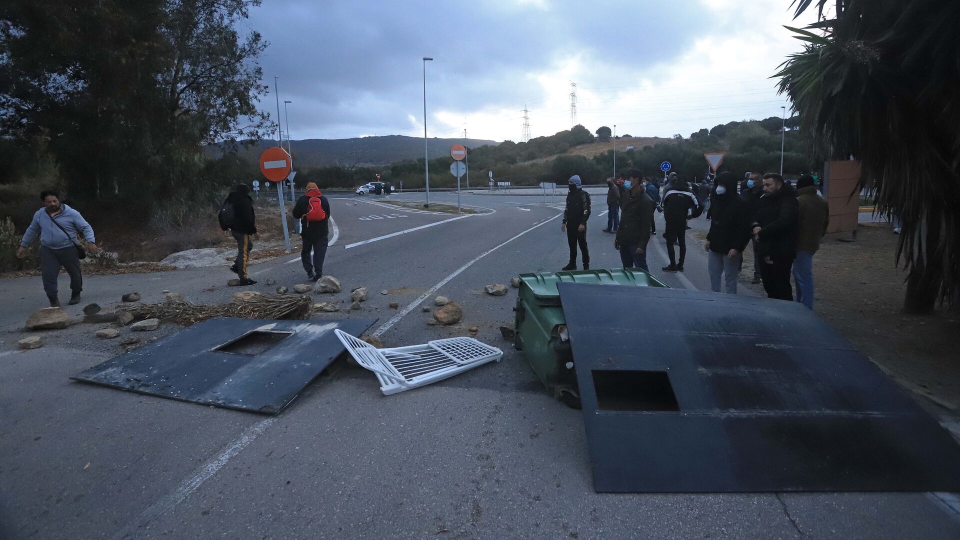 Fotos de la tercera jornada de la huelga del metal en el Campo de Gibraltar
