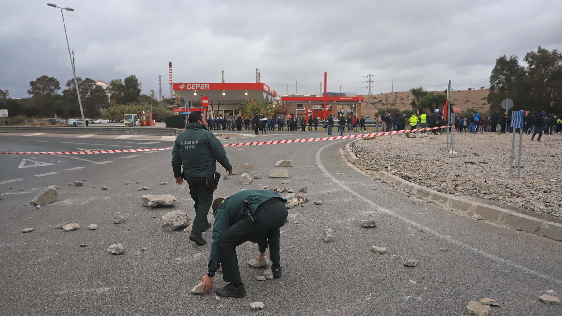 Fotos de la tercera jornada de la huelga del metal en el Campo de Gibraltar