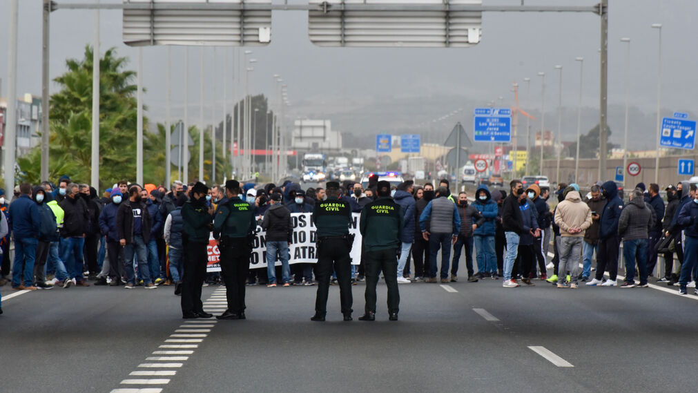 Cuarta jornada de huelga del metal en el Campo de Gibraltar