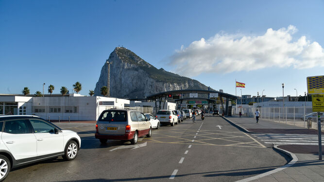 El acceso a Gibraltar.