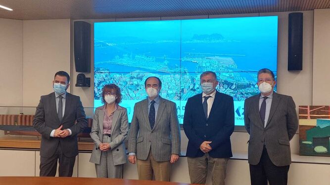 Visita de los representantes de las zonas francas a la Autoridad Portuaria de la Bahía de Algeciras