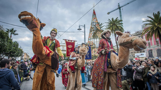 Cabalgata de Reyes Magos de San Fernando en 2018.